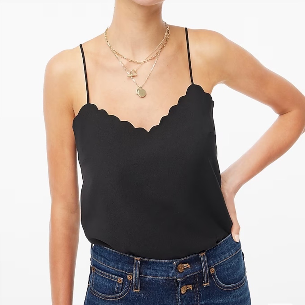 JCrew scallop tank top *NEW*